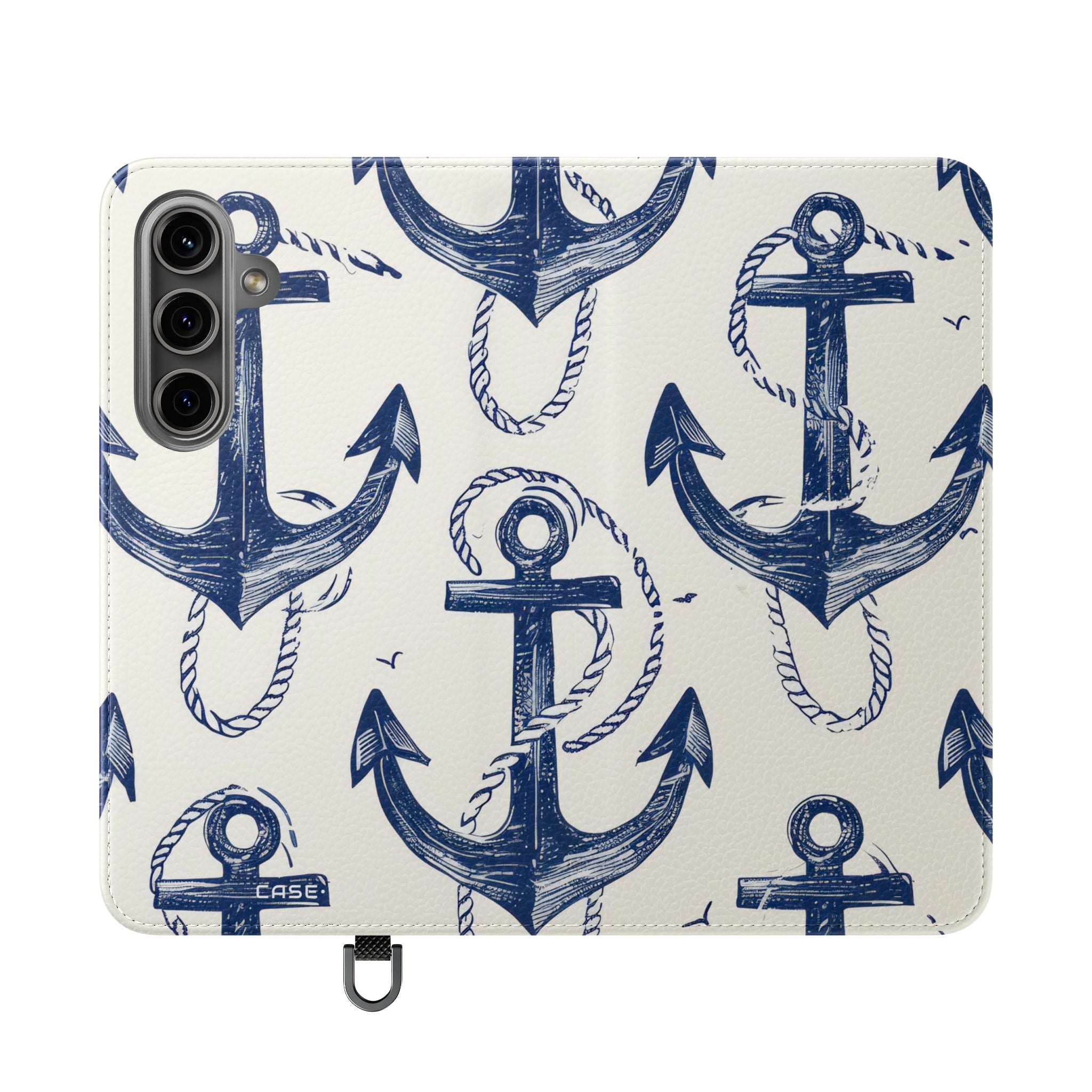 Blue Anchor Breeze - Samsung S24 Case - Wallet