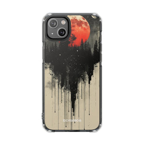 Ethereal Moonscape - Phone Case for iPhone (Clear Impact - Magnetic)