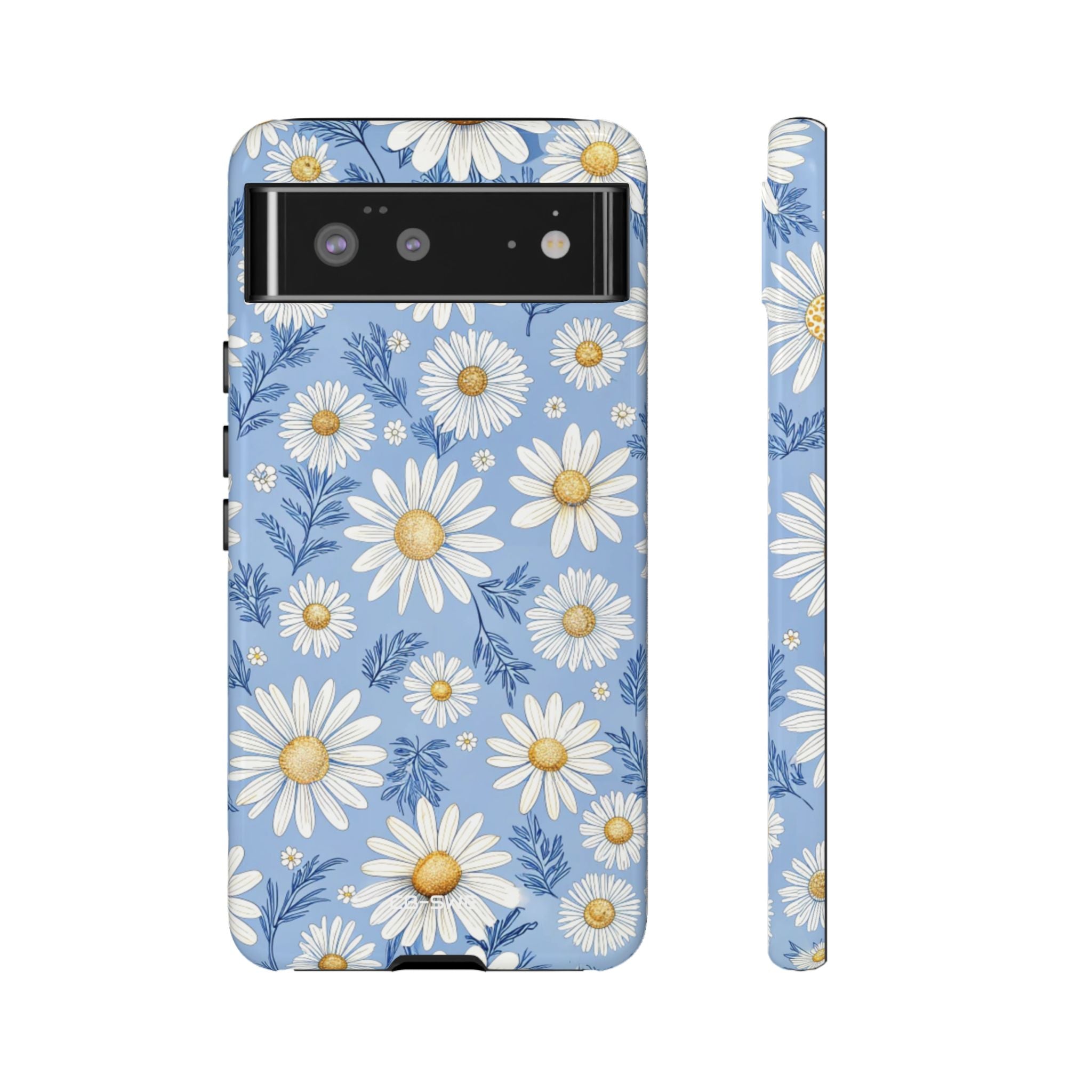 Daisies On Blue - Google Pixel Case
