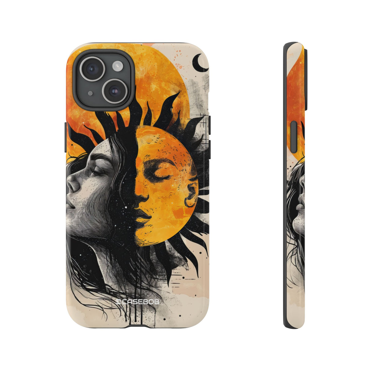 Sunlit Duality | Protective Phone Case for iPhone