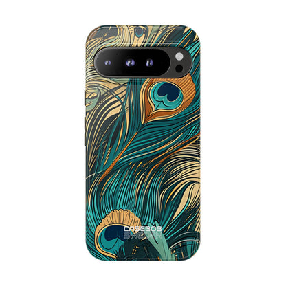 Peacock Feather Whirl Google Pixel 9 - Tough