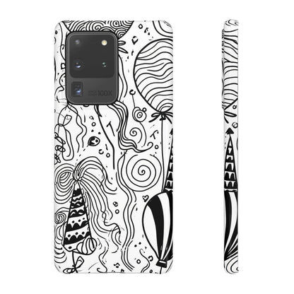 Whimsical Festivity | Slim Phone Case for Samsung