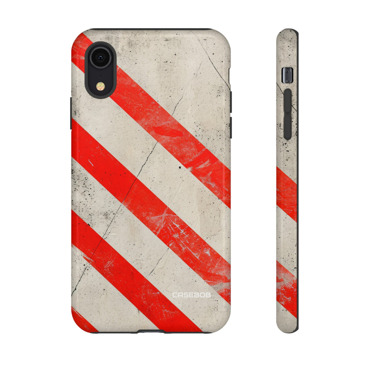 Crimson Line Minimalism - Protective Phone Case