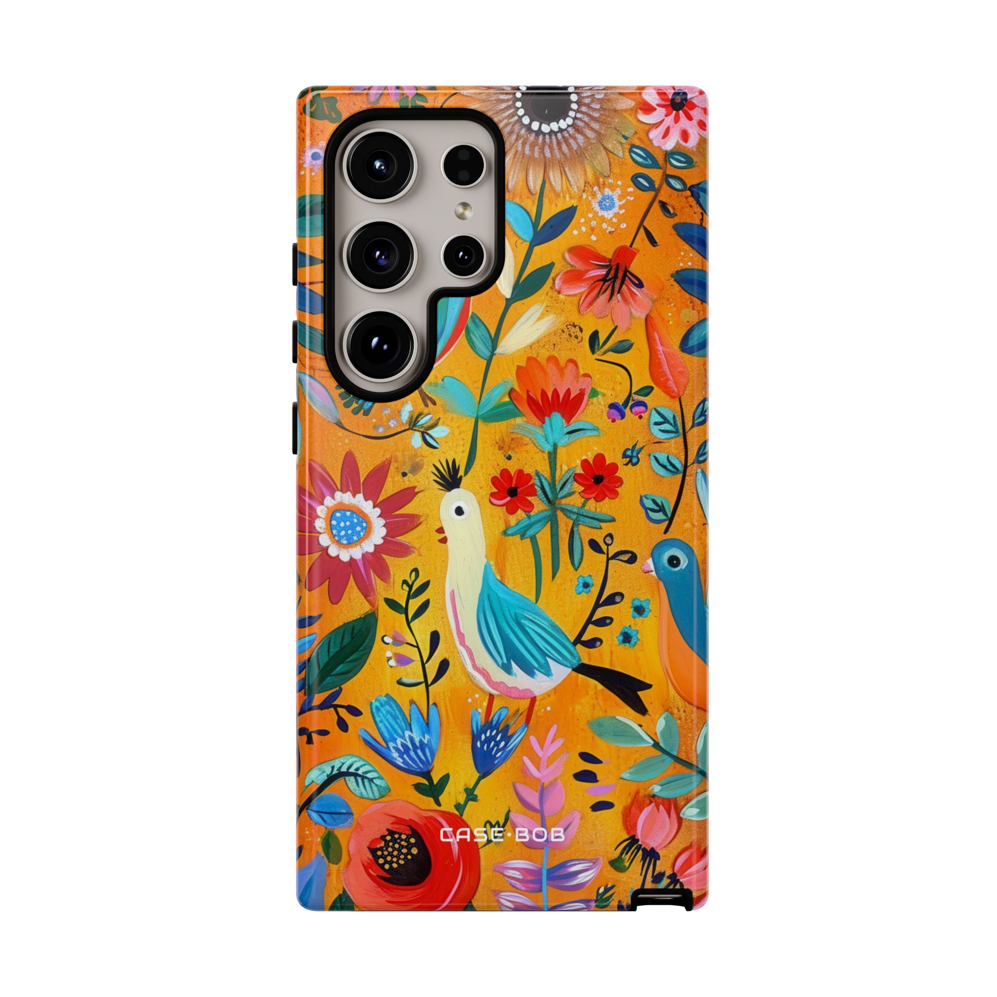 Colorful Birds Bloom Samsung S24 Ultra Case - Tough