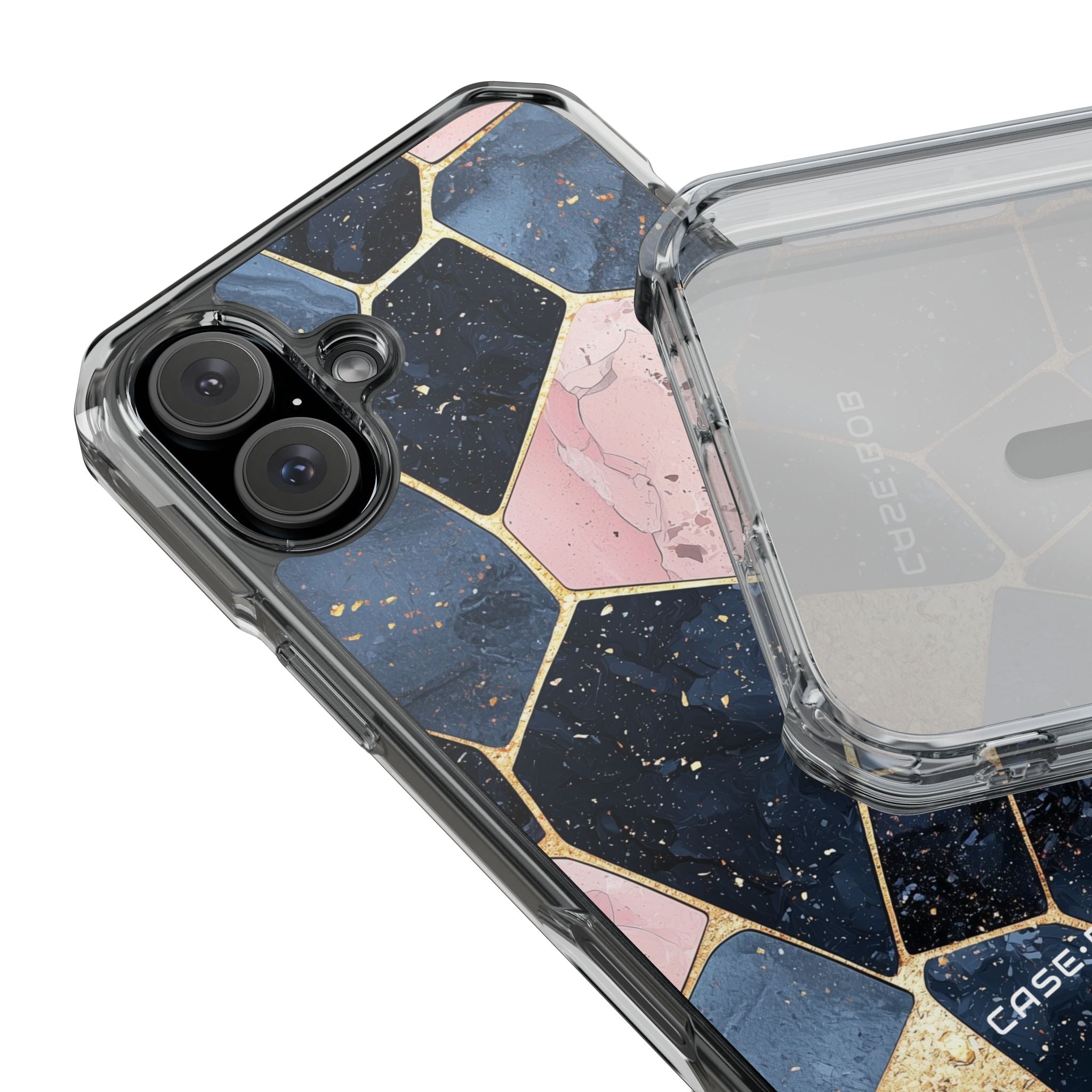 Golden Mosaic iPhone 16 Plus Case - Impact