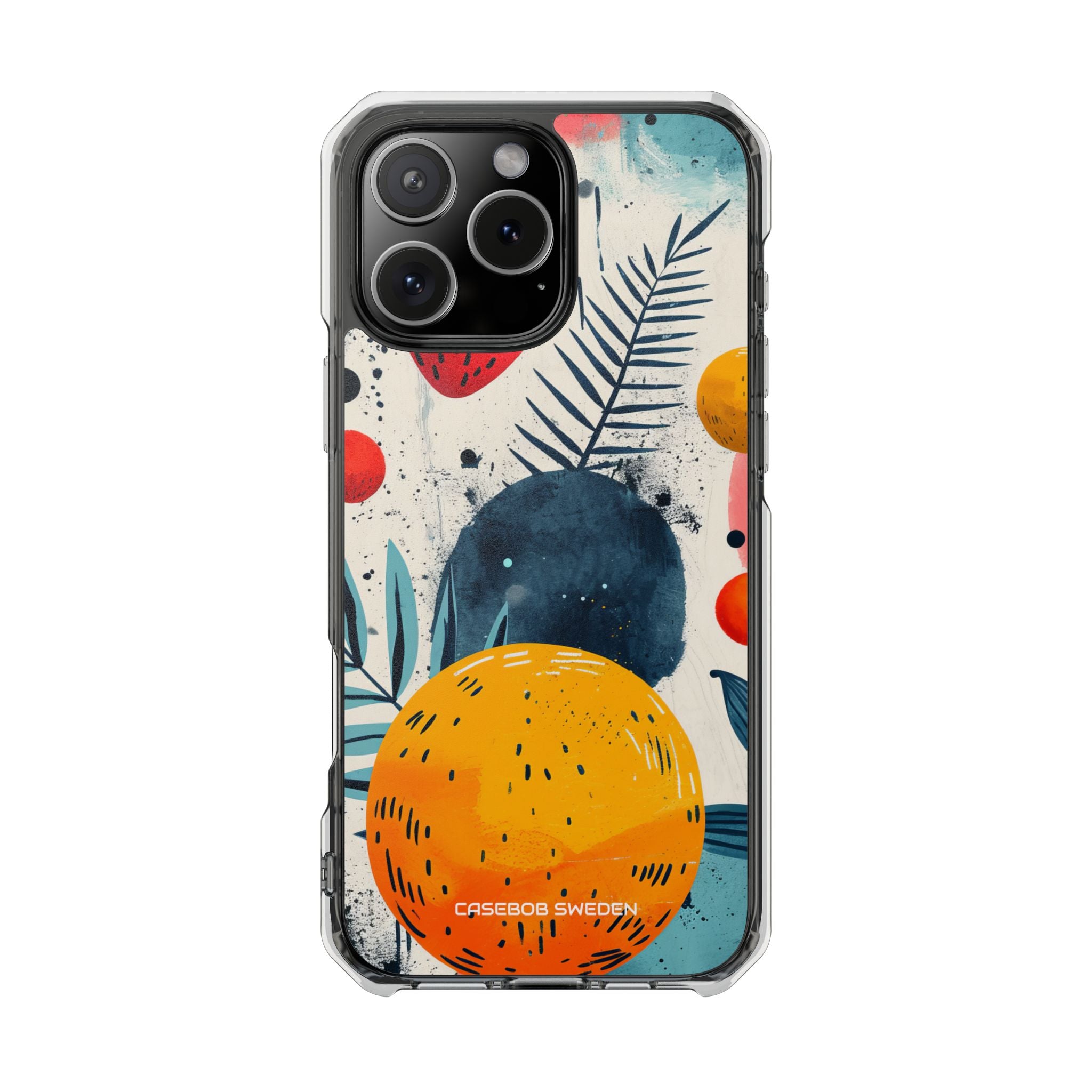 Vibrant Fruit Canvas - Clear Impact iPhone 16 Phone Case