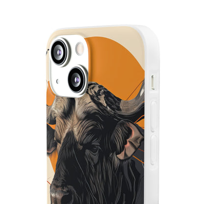 Majestic Buffalo Sun | Flexible Phone Case for iPhone