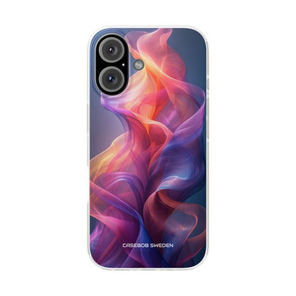 Violet Orange Flow - Flexi iPhone 16 Phone Case