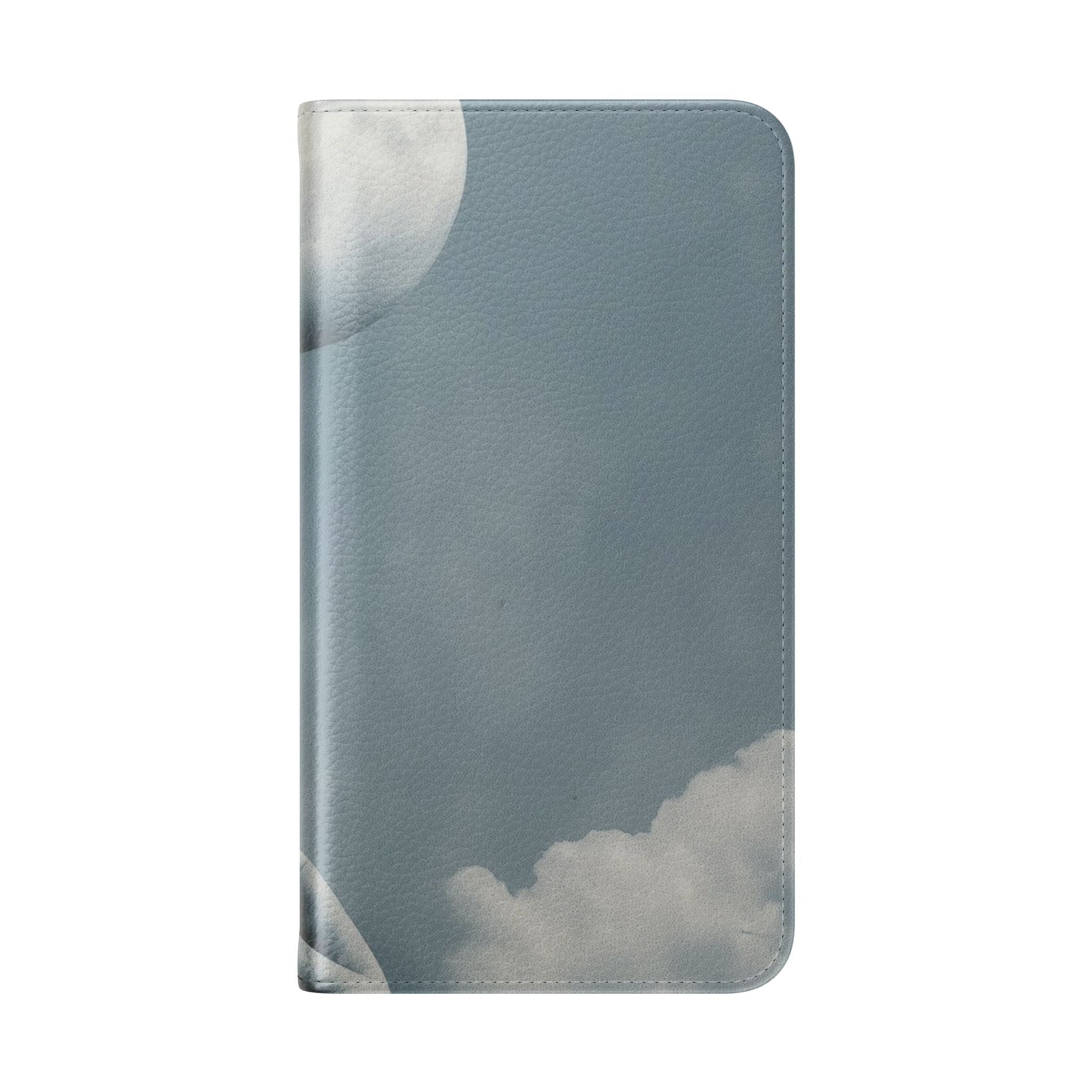 Moon Balloon Blue - Samsung S23 Case - Wallet
