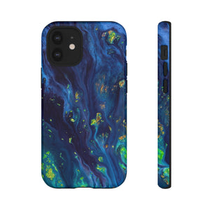 Green Opal Ink Art iPhone Case (Protective) iPhone 12 Mini Glossy Phone Case