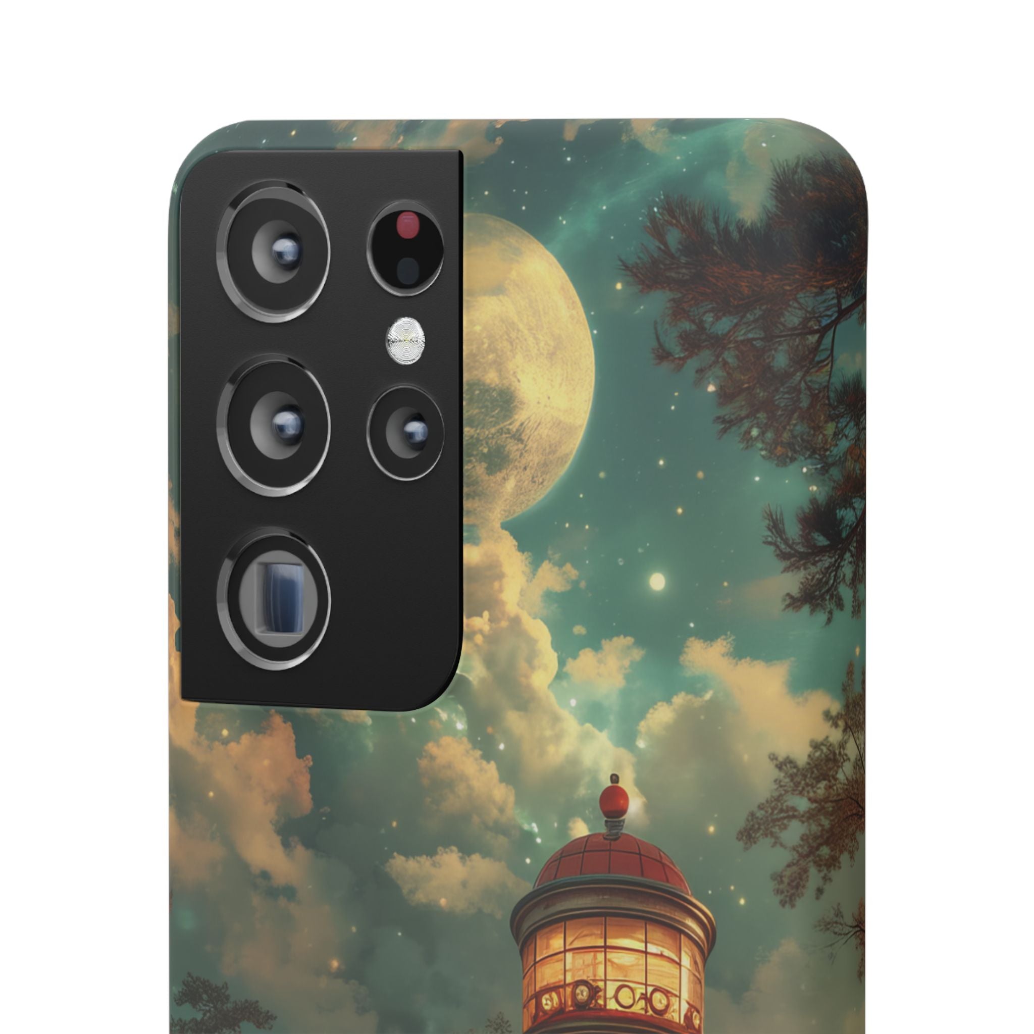 Vintage Moonlit Diner Fantasy Samsung S21 - Slim Phone Case