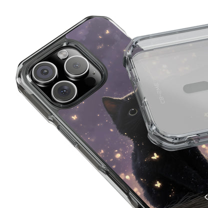 Whimsical Cat Soars iPhone Case - Impact
