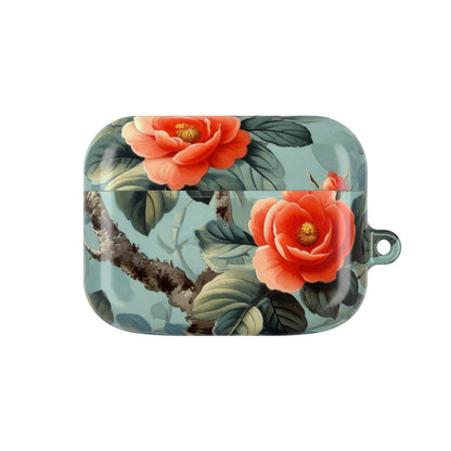 Pink Camellia - AirPods Case