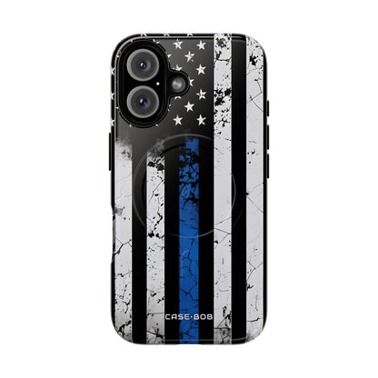 Blue Stripe Flag iPhone 16 Case - Tough+