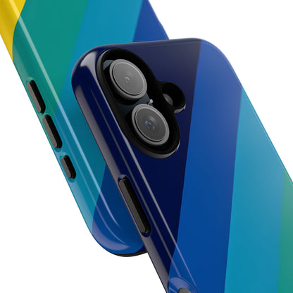 Diagonal Color Spectrum - iPhone Case