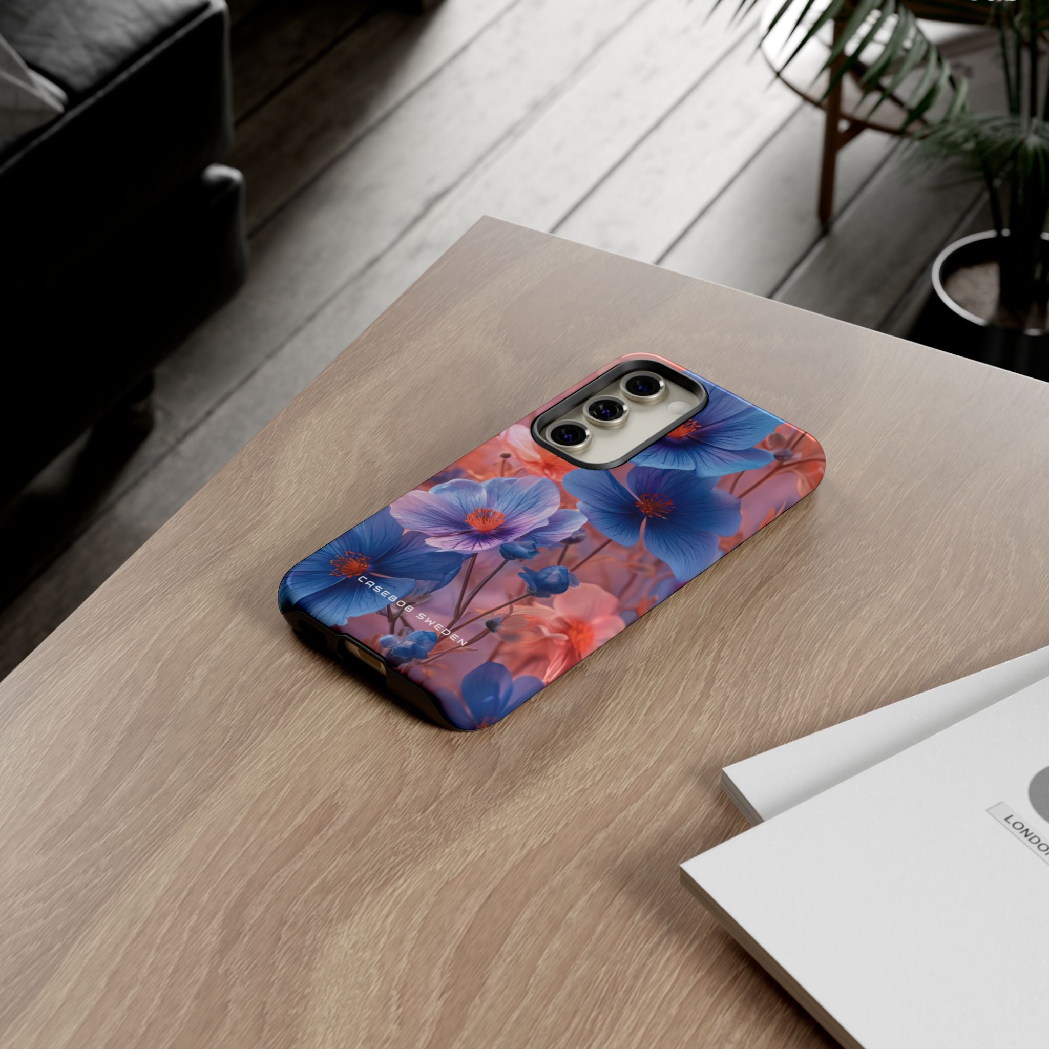 Harmonious Blooming Blues and Pinks Samsung S23 - Tough Phone Case