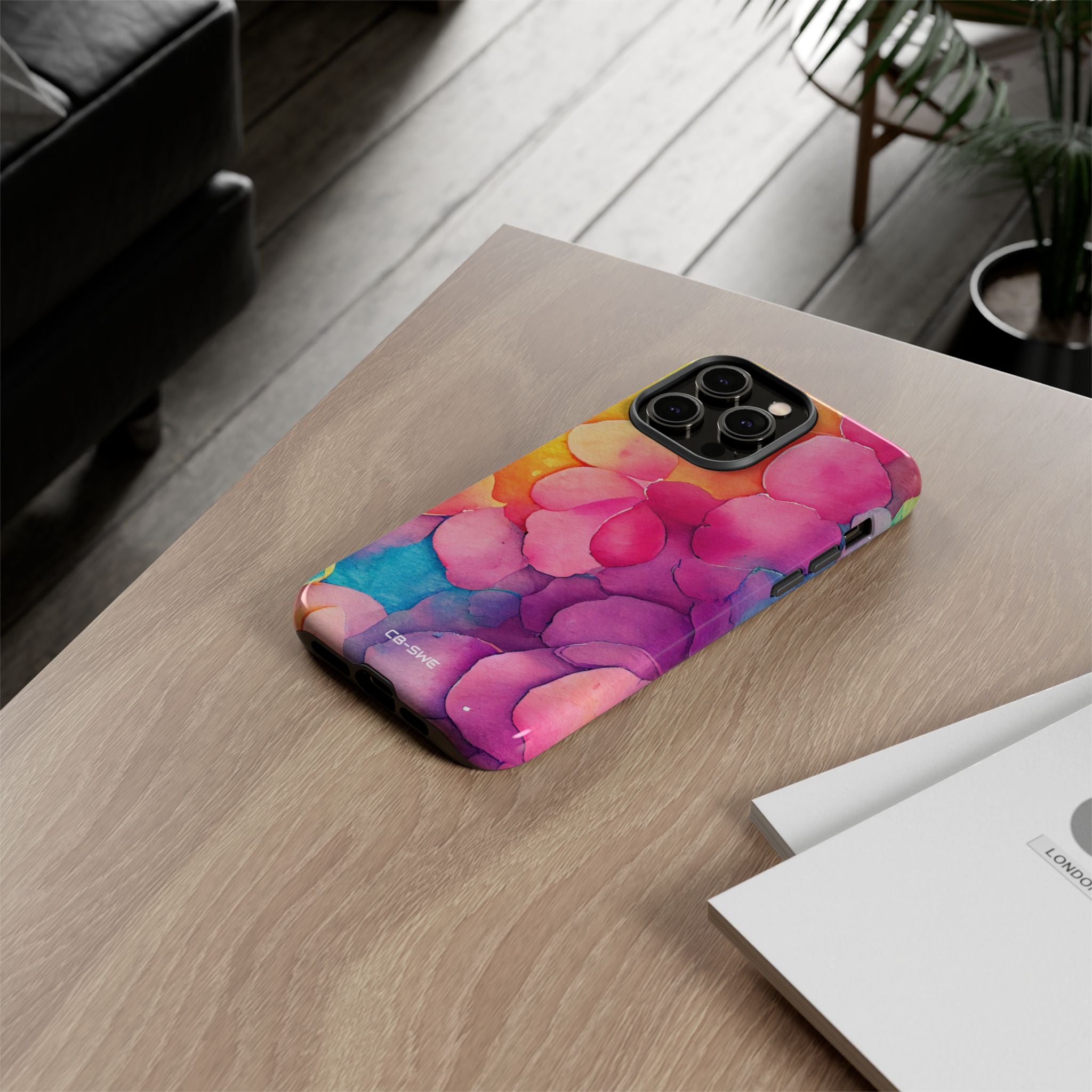 Vibrant Petal Fusion - iPhone Case