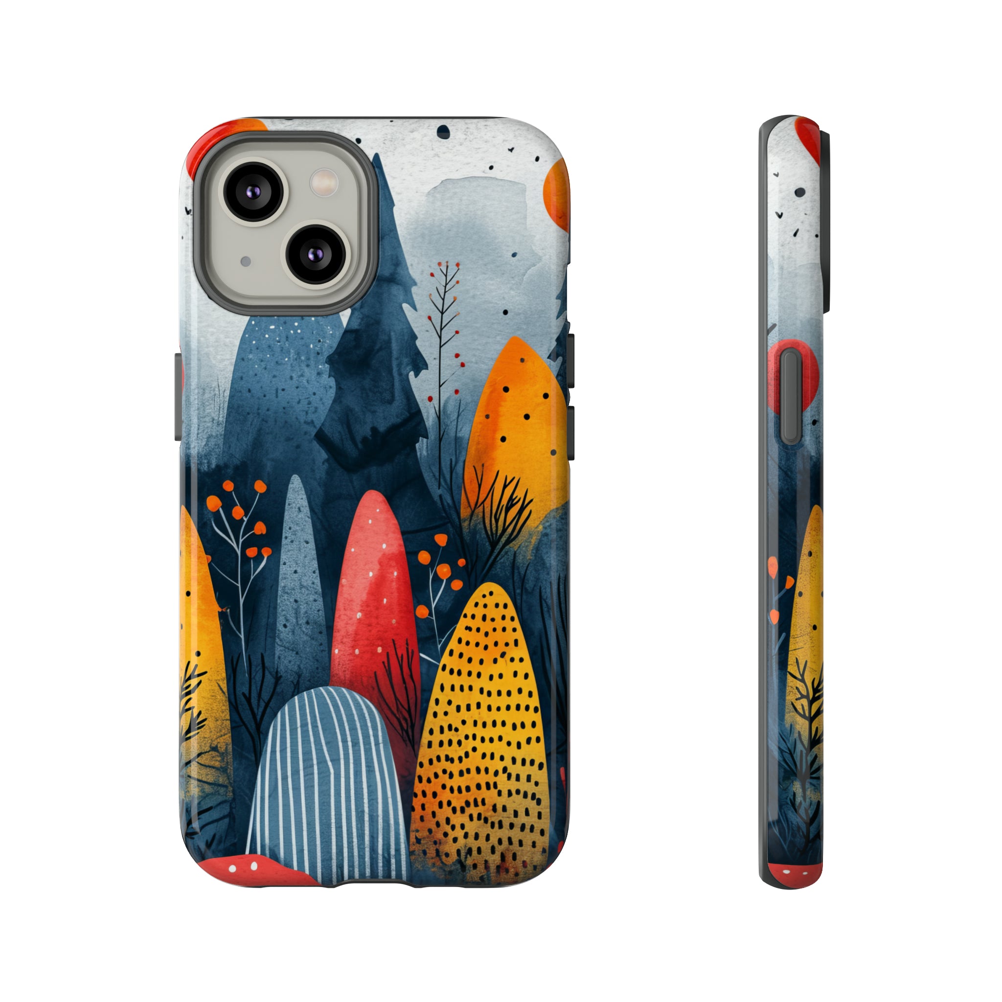 Scandinavian Forest Elegance - Protective Phone Case