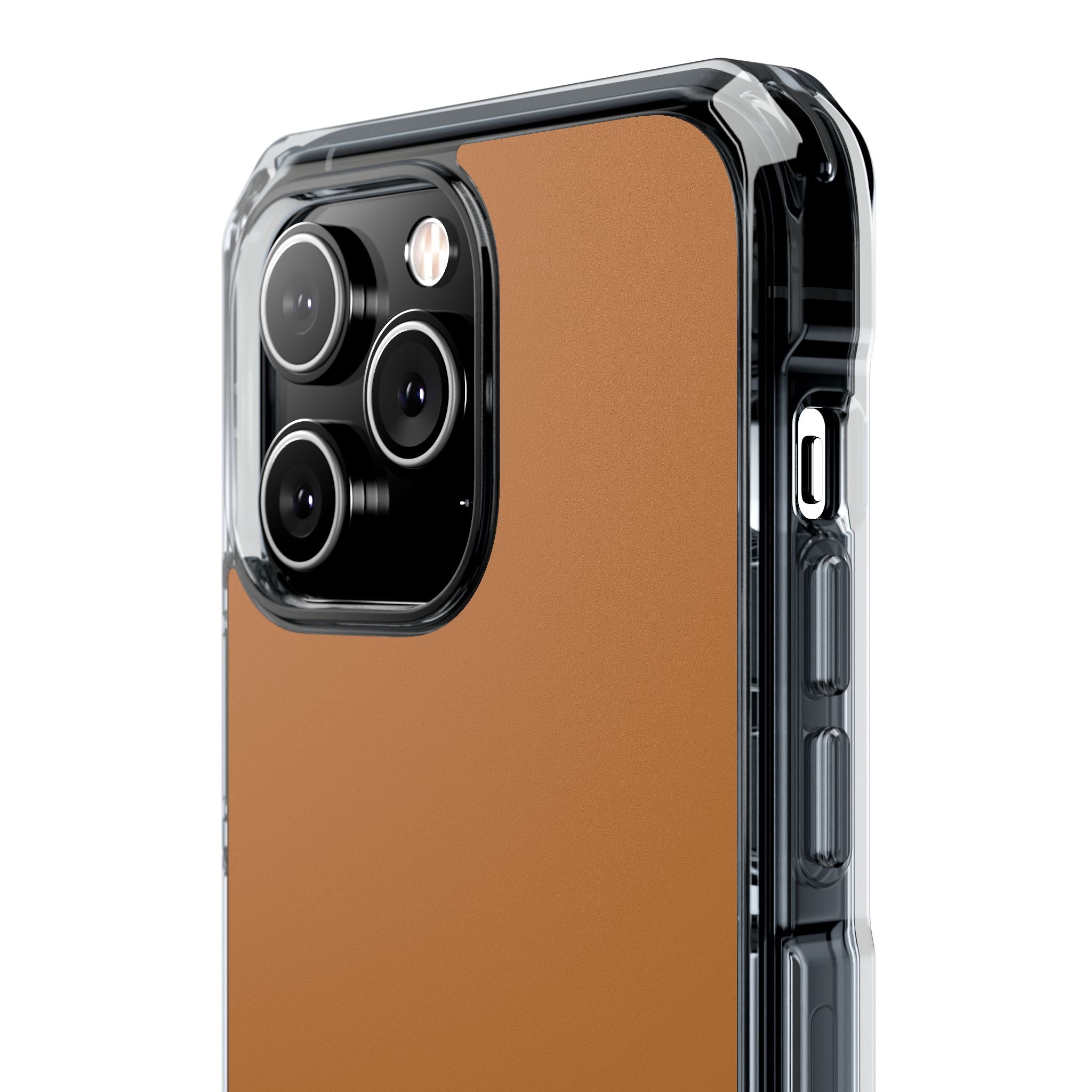 Copper Color - Clear Impact Case for iPhone