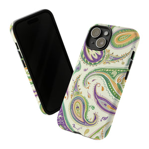 Paisley Pastell Eleganz - Schutzhülle fürs Handy