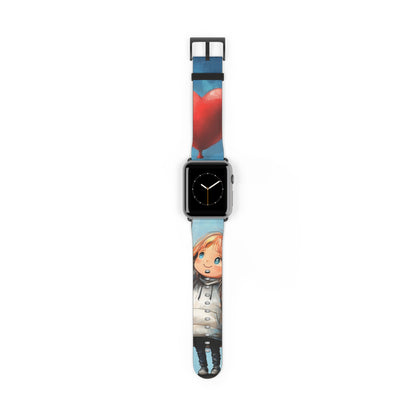 Heart Balloon Glow - Watch Band