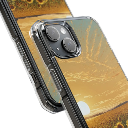 Sunflowers Embrace Sunset iPhone Case - Impact