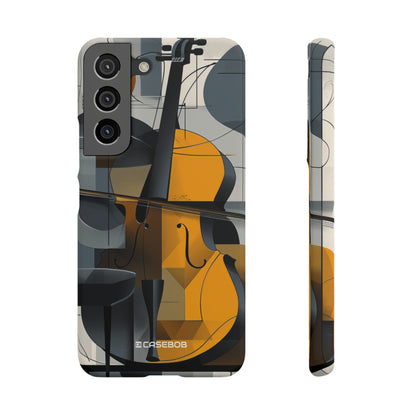 Cello Abstraction | Slim Phone Case for Samsung