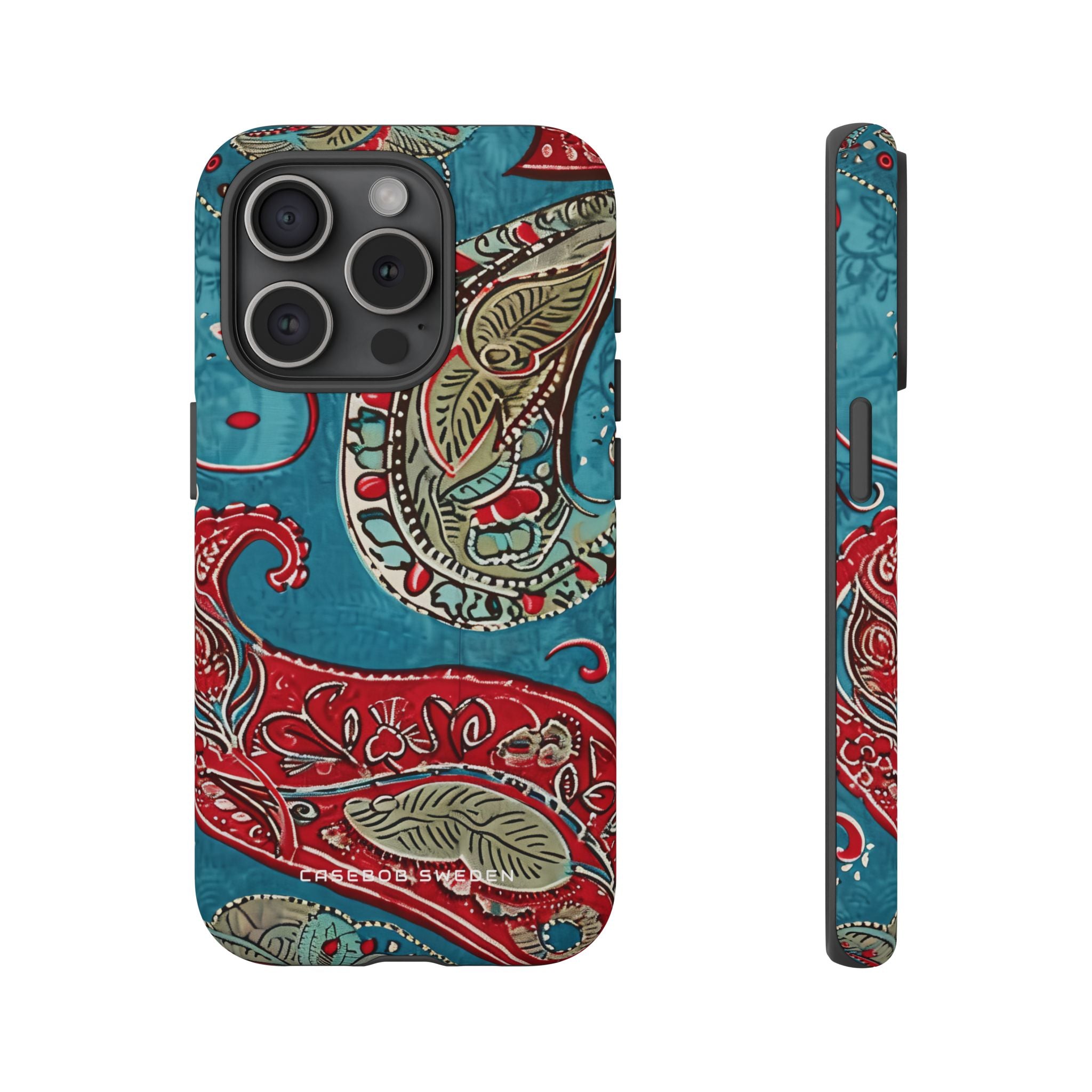 Vintage Paisley Elegance iPhone 15 - Tough Phone Case