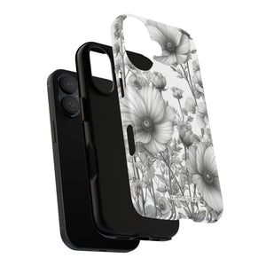 Grayscale Botanical Elegance - for iPhone 16