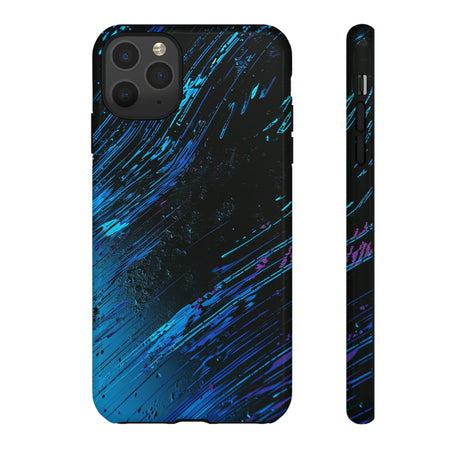 Cyber Stream: Digital Gradient - Protective Phone Case