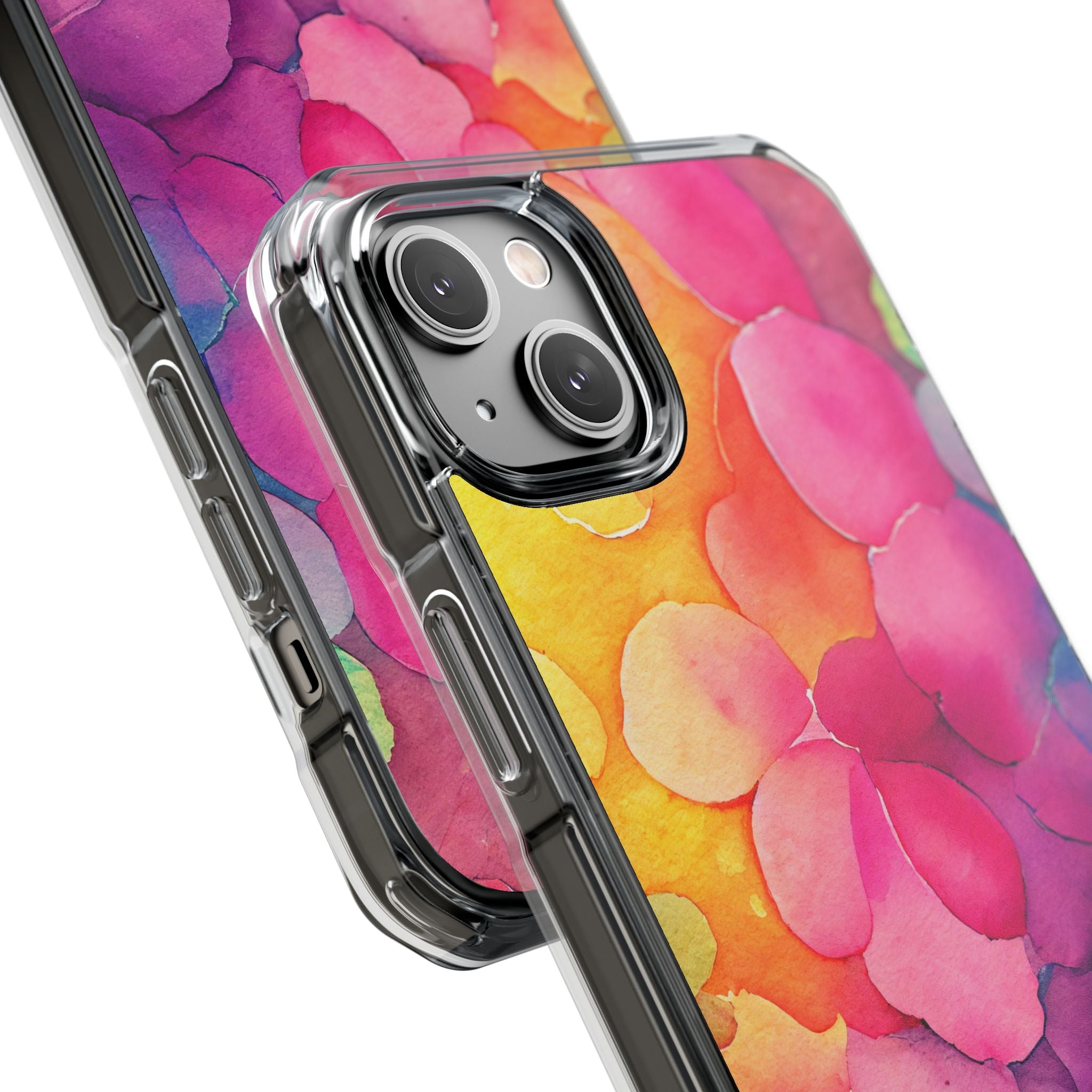 Vibrant Petal Fusion iPhone Case - Impact