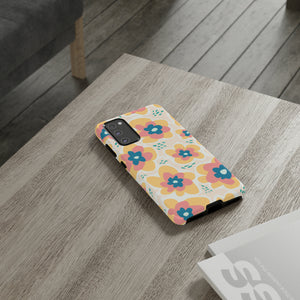 Yellow Happy Flower - Protective Phone Case