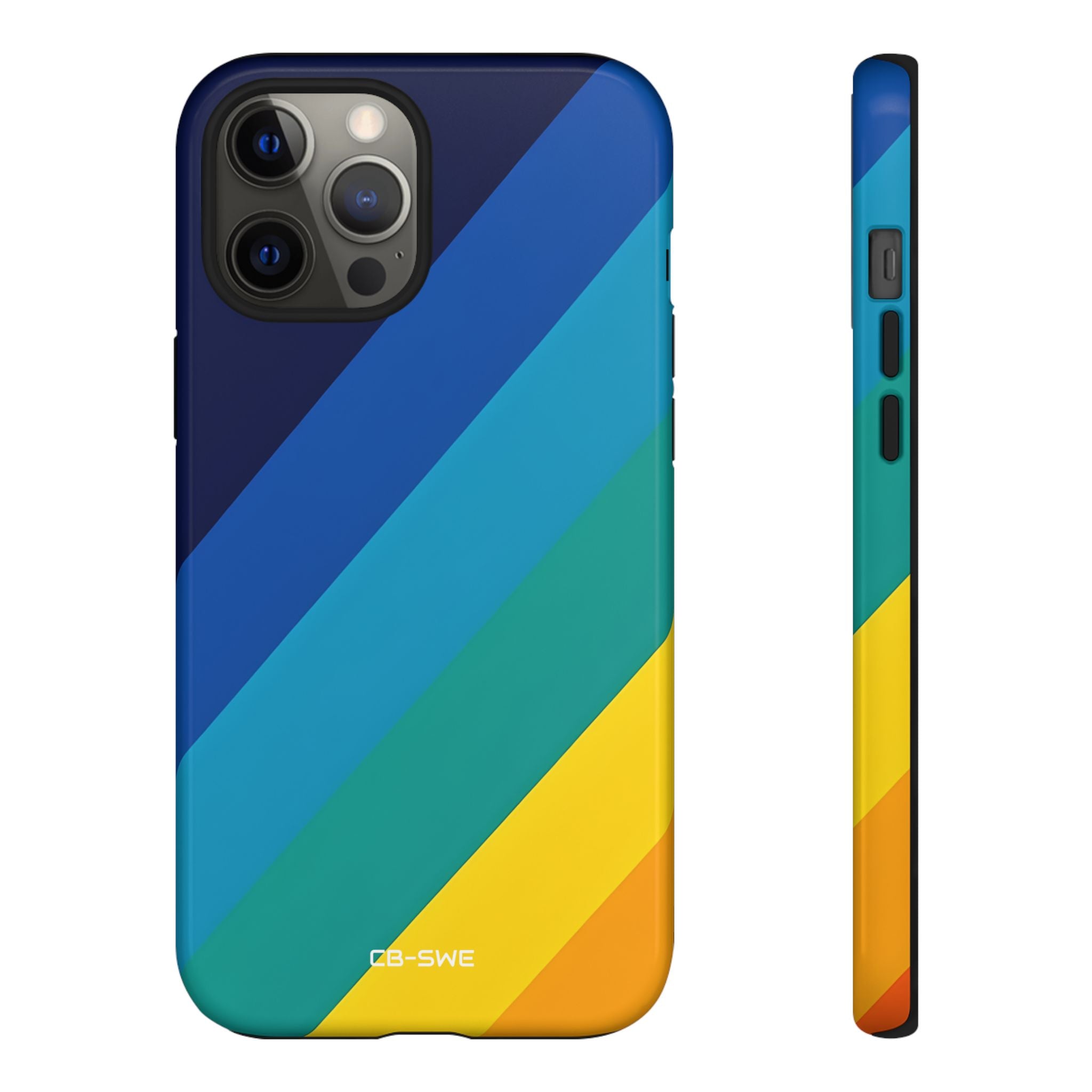 Diagonal Color Spectrum - iPhone Case