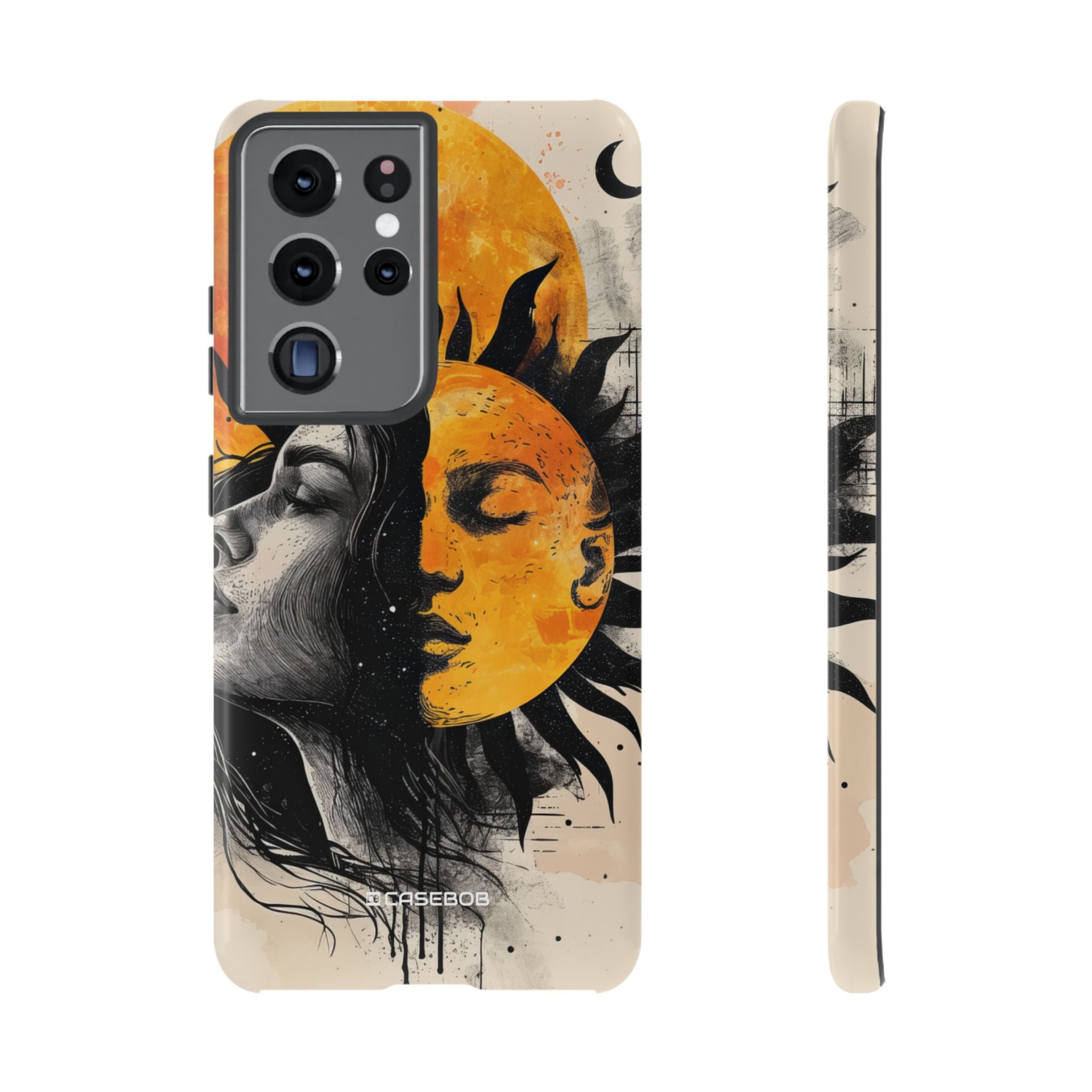 Sunlit Duality | Protective Phone Case for Samsung Galaxy