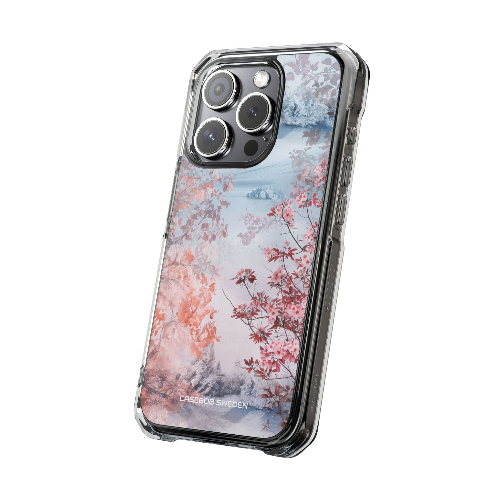 Floral Serenity Case - Clear Impact iPhone 15 Phone Case