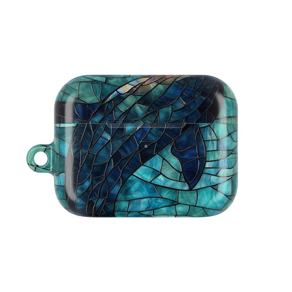 Blue Whale Mosaic - AirPods Case