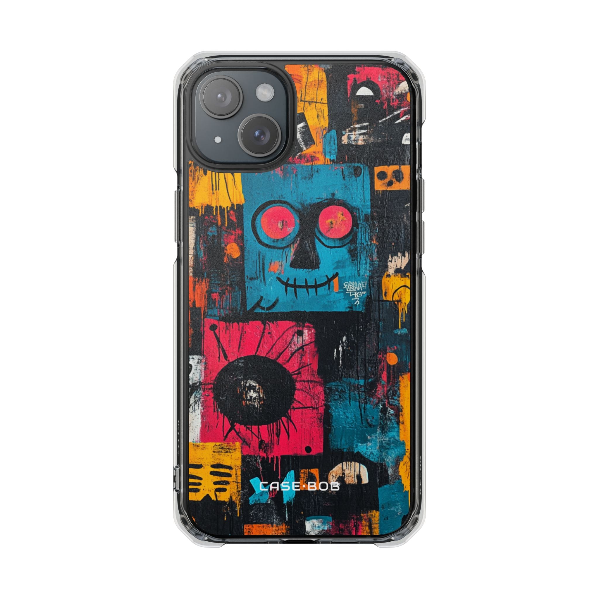 Blue Stitch Smile iPhone 15 Plus Case - Impact