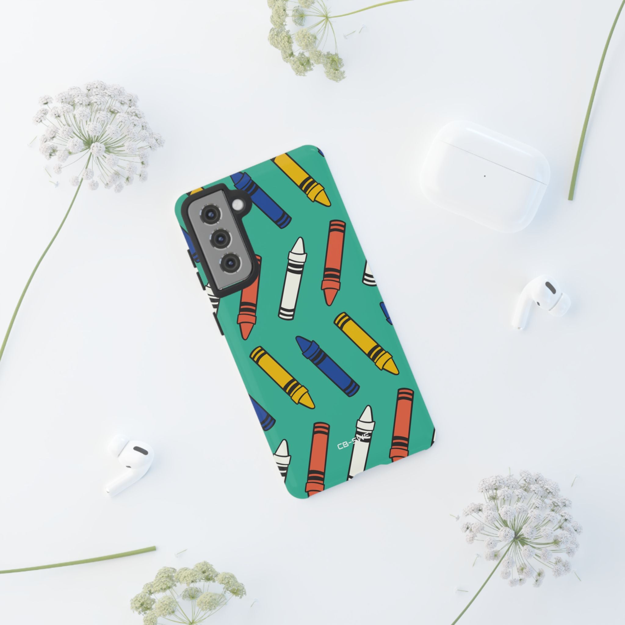 Crayons Dance Playfully - Samsung Case