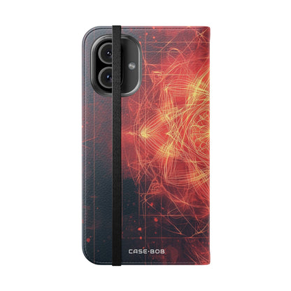 Glowing Mandala - iPhone 16 Plus Case - Wallet