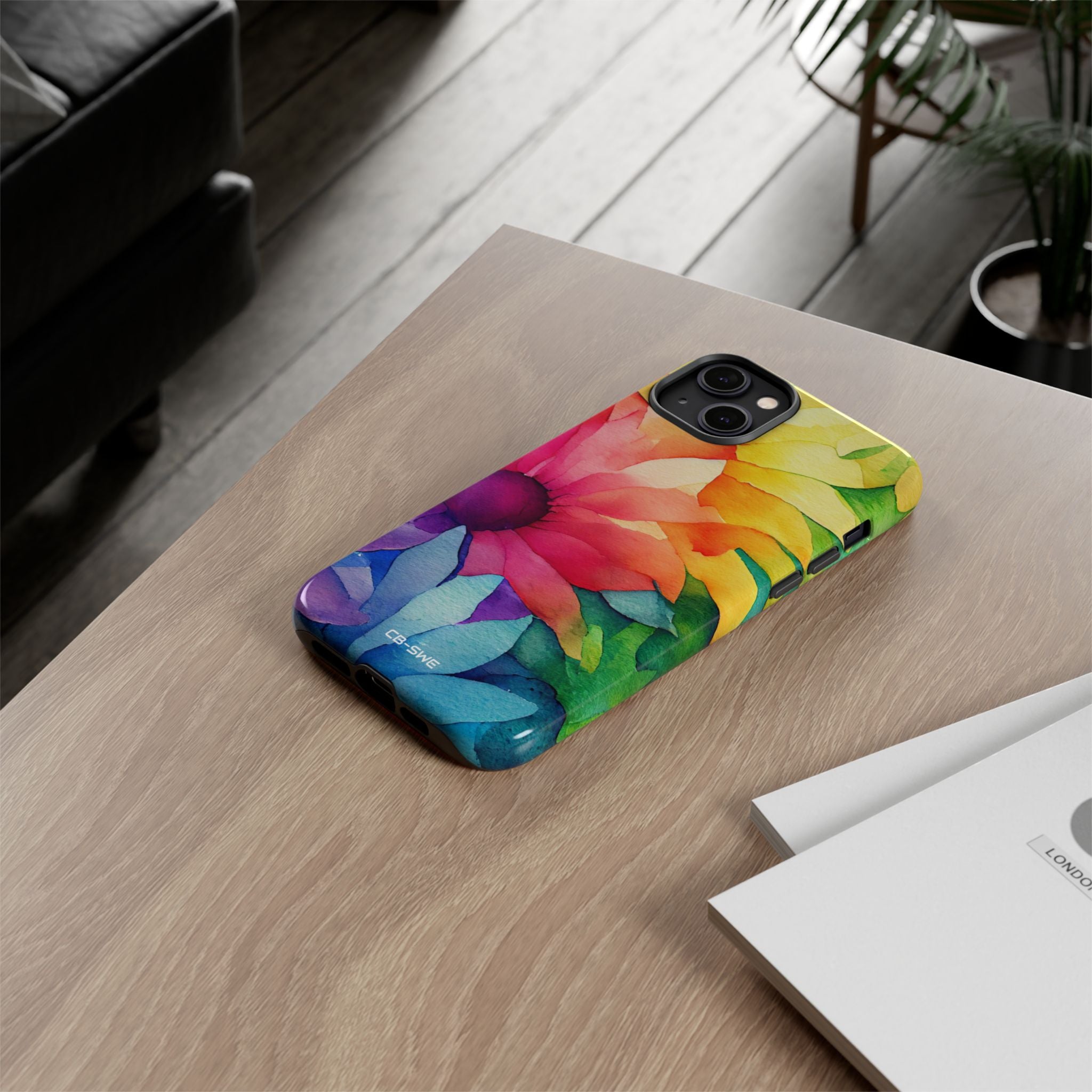 Vibrant Floral Symphony - iPhone Case