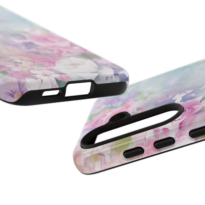 Dreamy Floral Watercolor - Tough Samsung S24 Phone Case