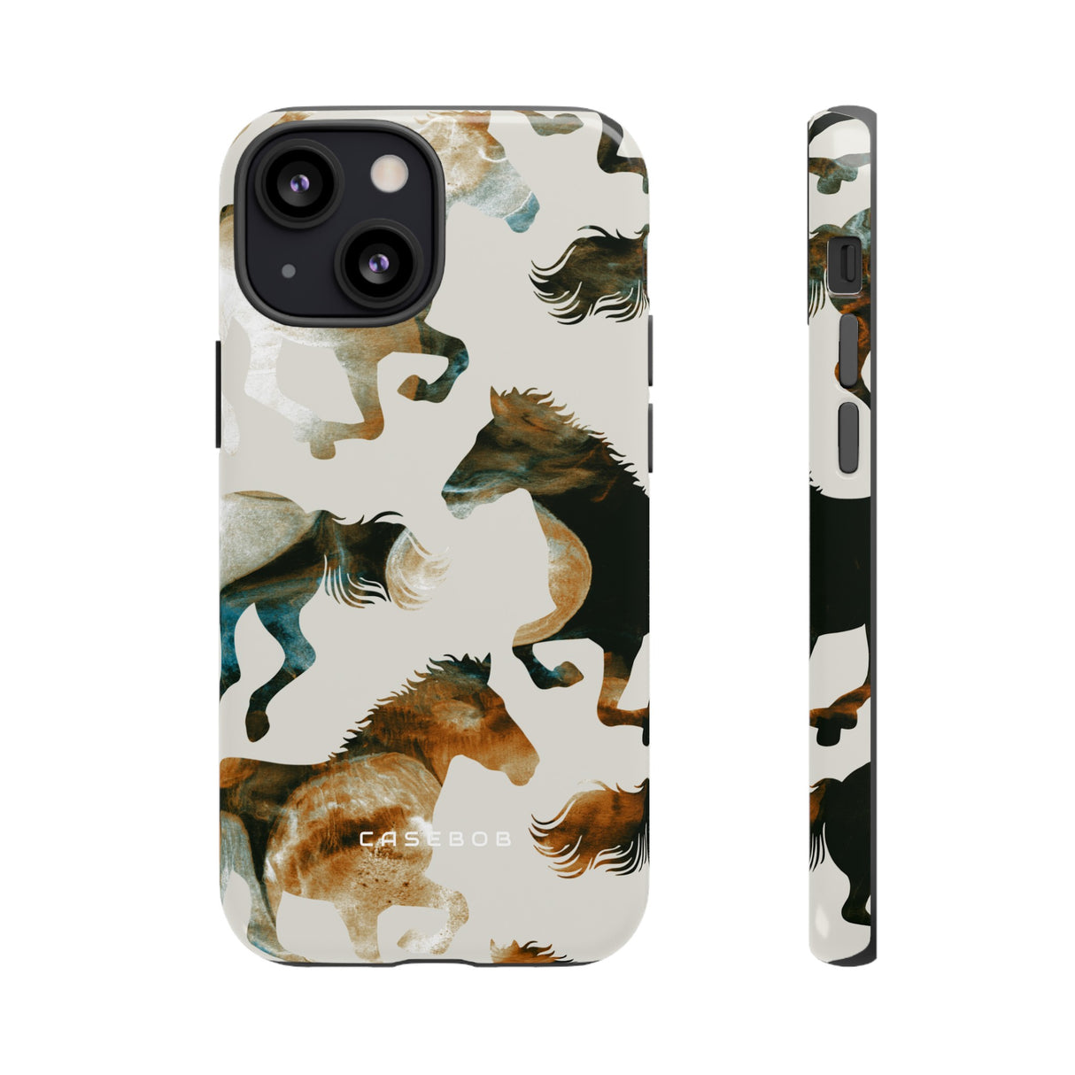 Tie Dye Horses - Protective Phone Case