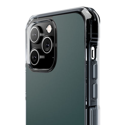 Dark Slate Gray - Clear Impact Case for iPhone