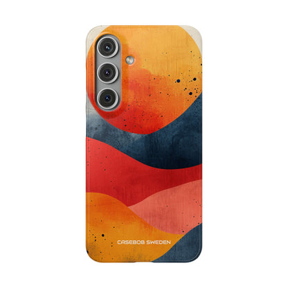 Sunburst Waves - Slim Samsung S24 Phone Case