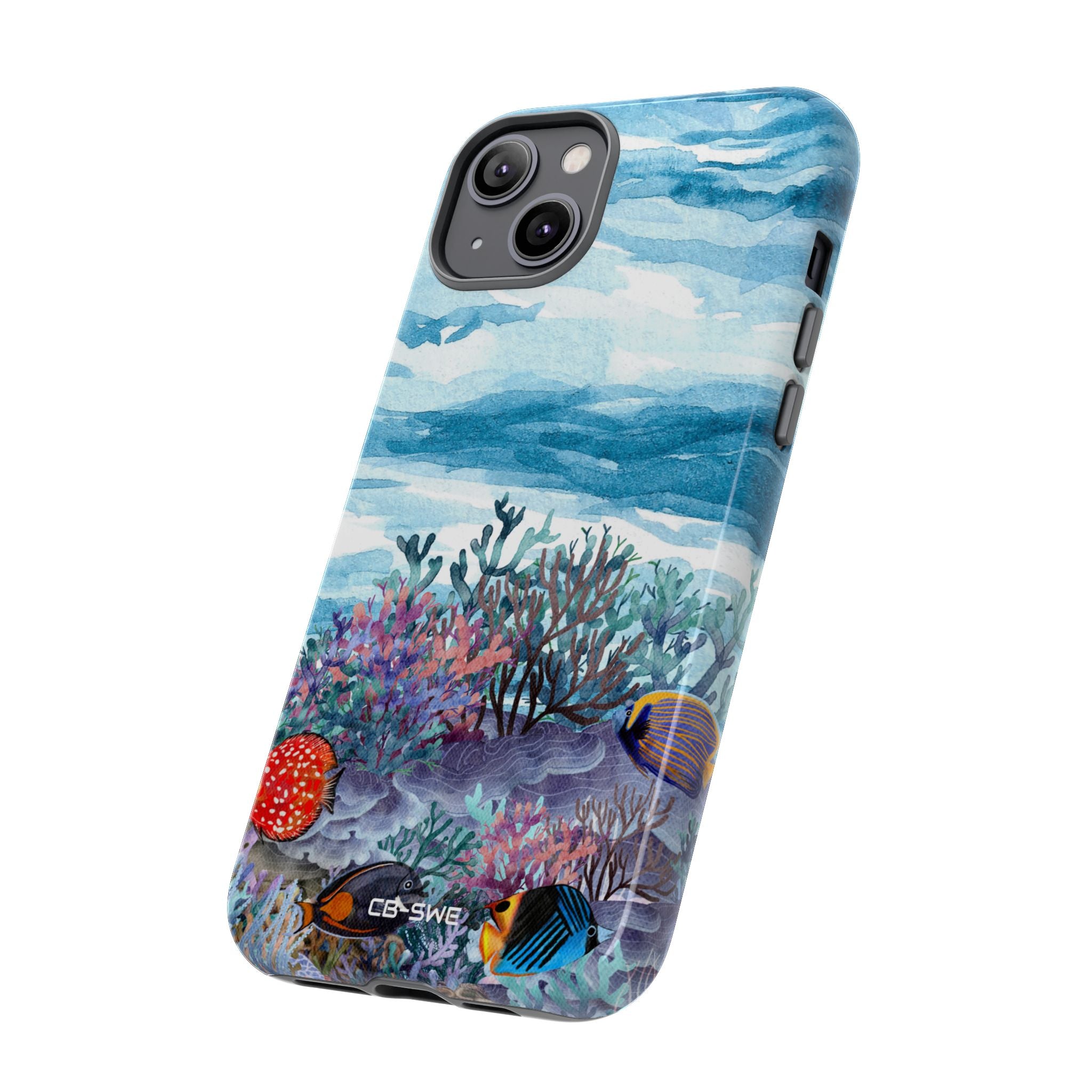 Aquatic Life Watercolors - iPhone Case