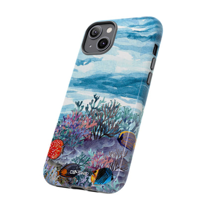 Aquatic Life Watercolors - iPhone Case