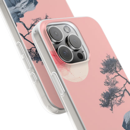 Crimson Moon Tree iPhone 16 Pro Max Case - Soft
