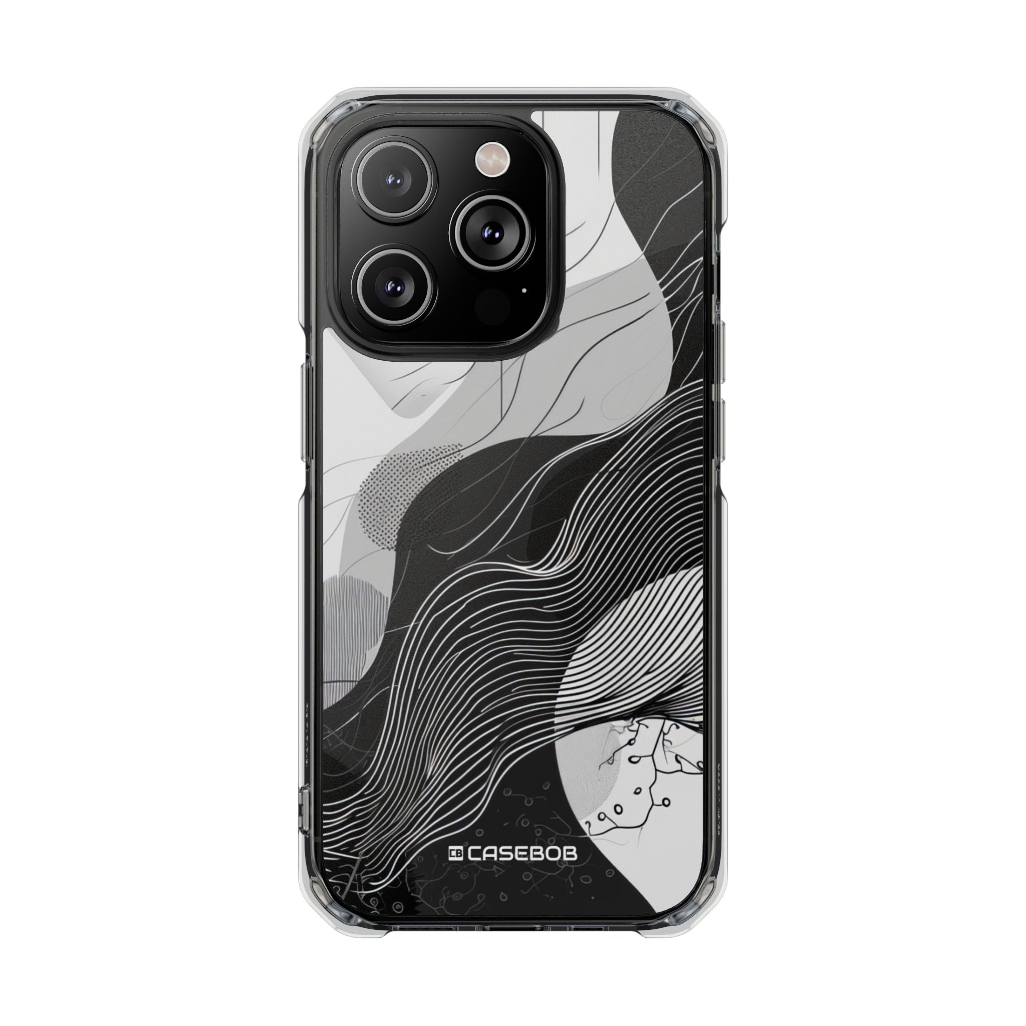 Monochrome Elegance - Phone Case for iPhone