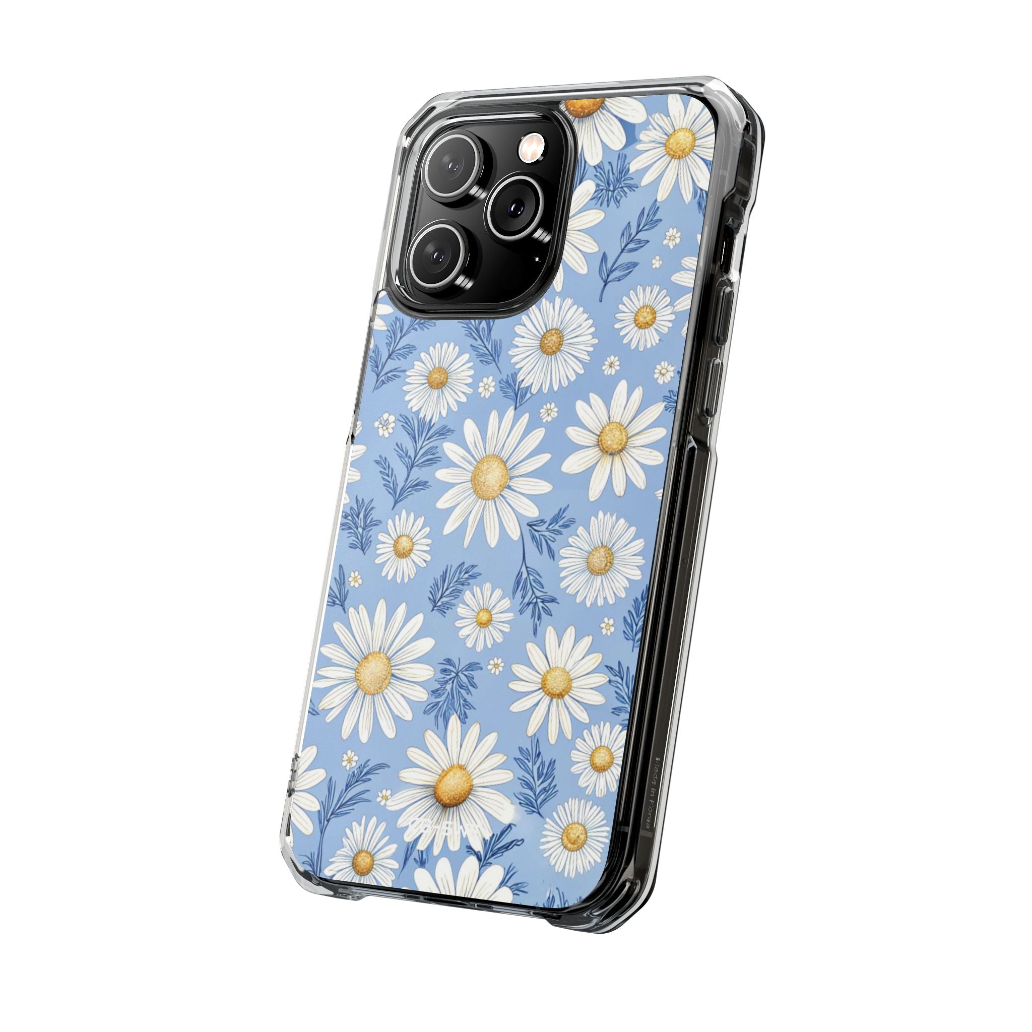 Daisies On Blue iPhone Case - Impact