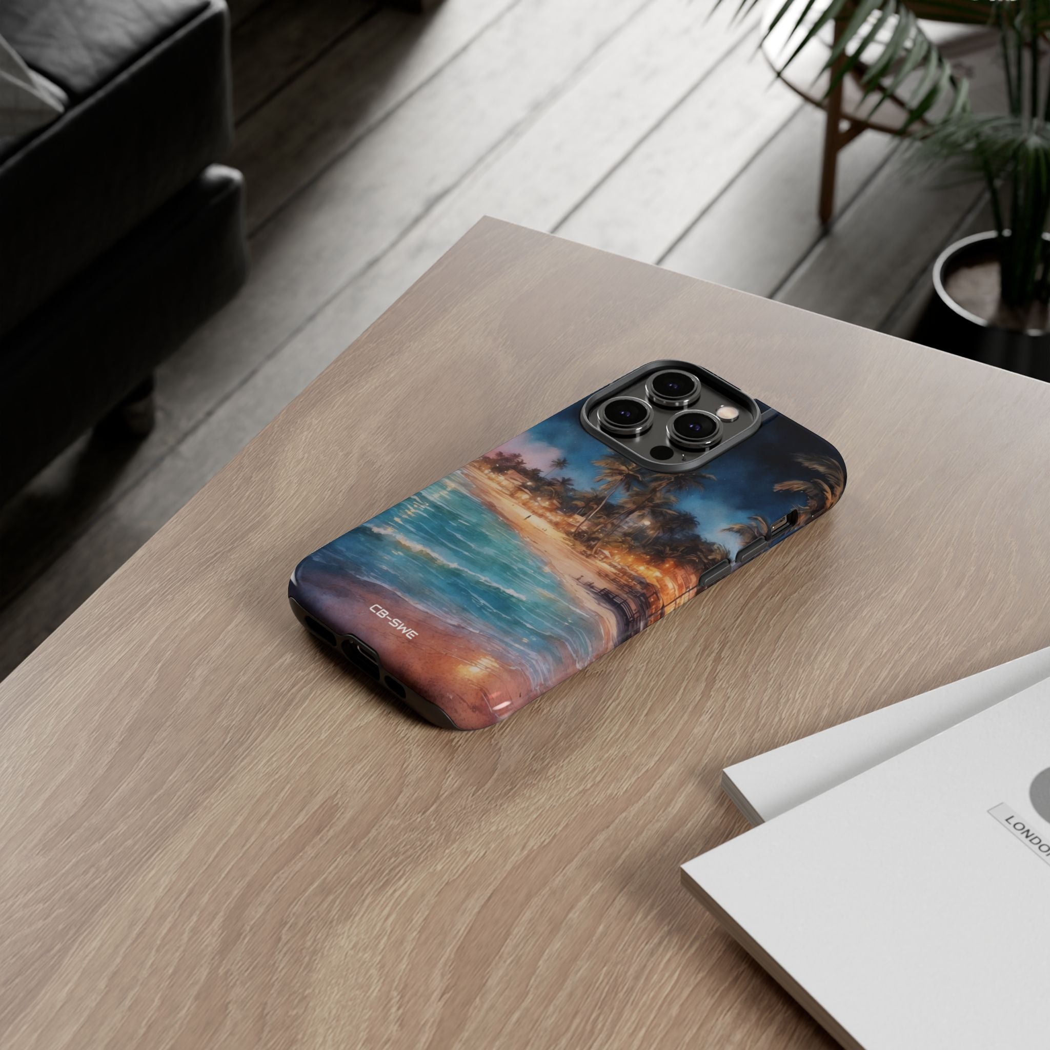 Moonlight Dances Water - iPhone Case
